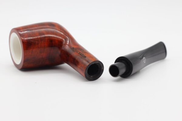 Lorenzo pipa 430 Meershaum Brown Polish Billiard - Image 4