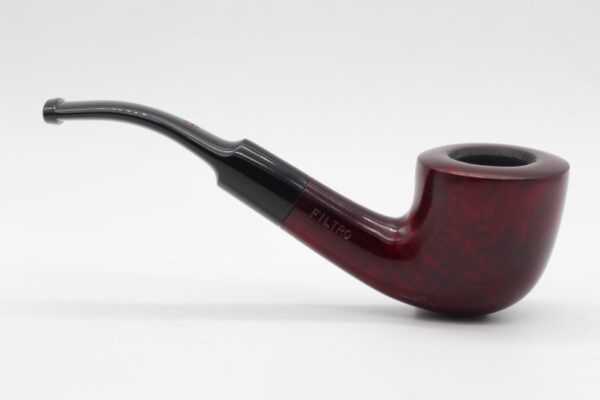 Lorenzo pipa Filtro 250 Red Polish Bent Dublin - Image 2