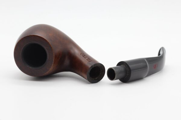 Lorenzo pipa Filtro 170 Walnut Matt Bent Apple - Image 4