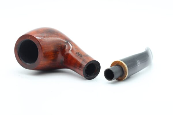 Lorenzo pipa Anne Ring 220 Brown Polish Bent Egg - Image 4