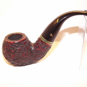 Peterson pipa Emerald XL02 Rustic P-lip Bent Apple