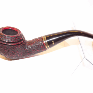 Peterson pipa Emerald 999 Rustic P-lip Bent Rhodesian