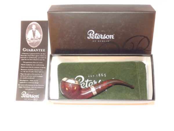 Peterson pipa Silver Cap 999 Dark F-lip - Image 7