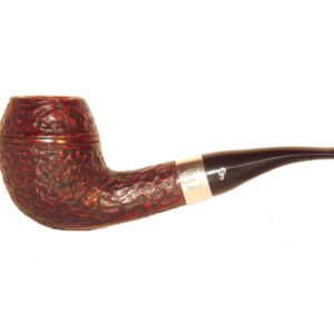 Peterson pipa Sherlock Holmes Deerstalker P-lip Rustic Bent Rhodesian