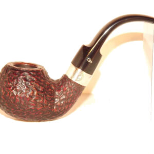 Peterson pipa Sherlock Holmes Lestrade Rustic P-lip Bent Apple