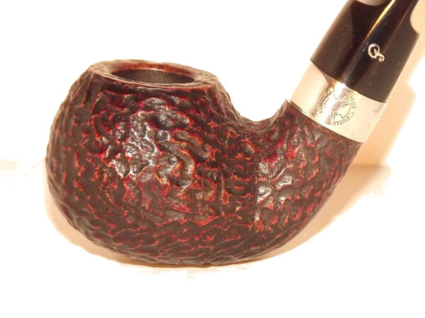 Peterson pipa Sherlock Holmes Lestrade Rustic P-lip Bent Apple - Image 2