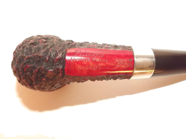 Peterson pipa Sherlock Holmes Mycroft Rustic F-lip - Image 5