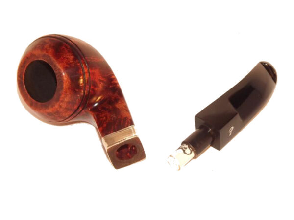 Peterson pipa Flame Grain 80s P-lip Bent Bulldog - Image 5