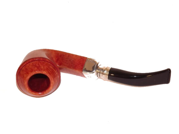 Peterson pipa Spigot Silver XL26 Natural Bent Bulldog - Image 5