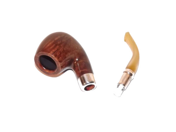 Peterson pipa Spigot Silver 68 Flame Grain F-lip - Image 4