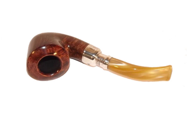 Peterson pipa Spigot Silver B10 Flame Grain F-lip - Image 4