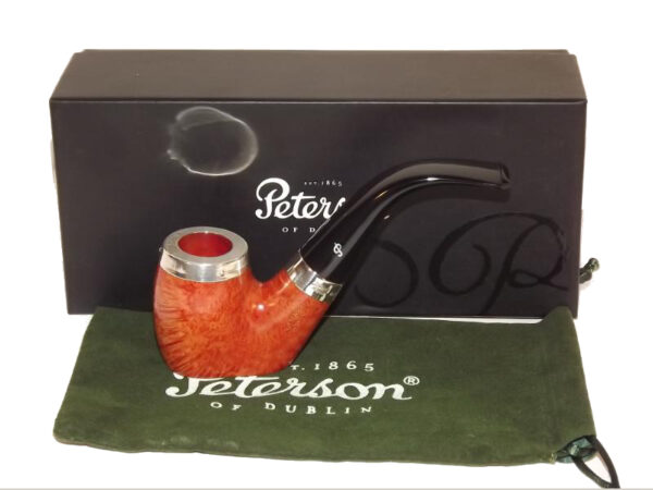 Peterson pipa Silver Cap 304 Natural F-lip - Image 6