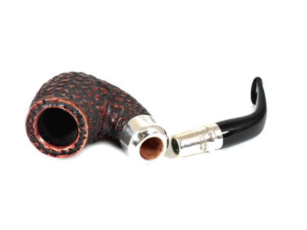 Peterson pipa Spigot Silver X220 Rustic F-lip - Image 5
