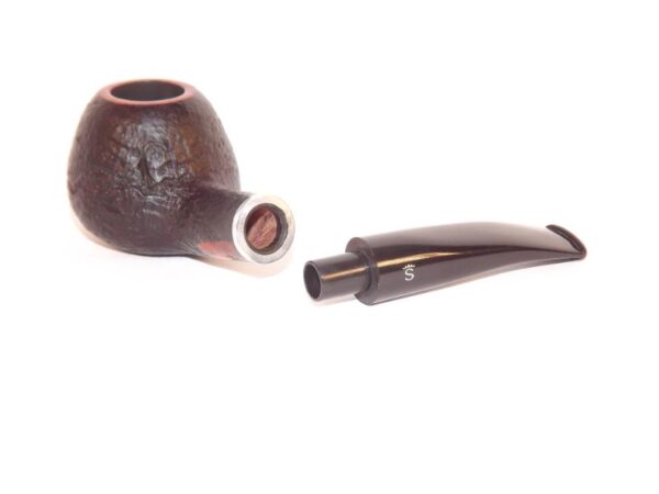 Stanwell pipa Relief 109 Black Sand - Image 5