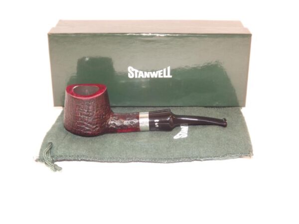 Stanwell pipa Sterling 118 Black Sand - Image 7