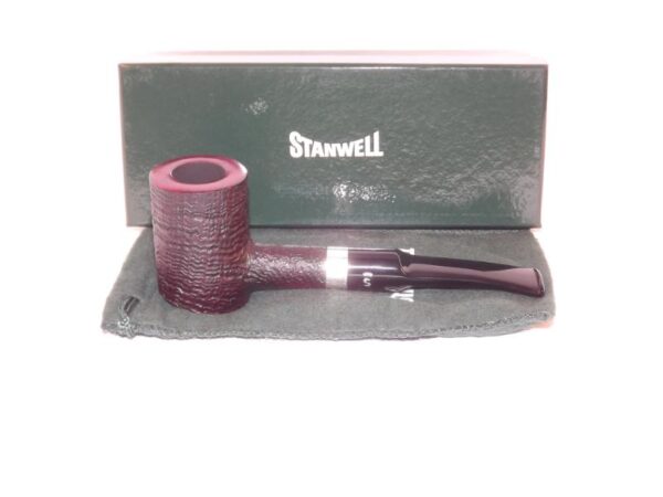 Stanwell pipa Sterling 207 Black Sand - Image 7