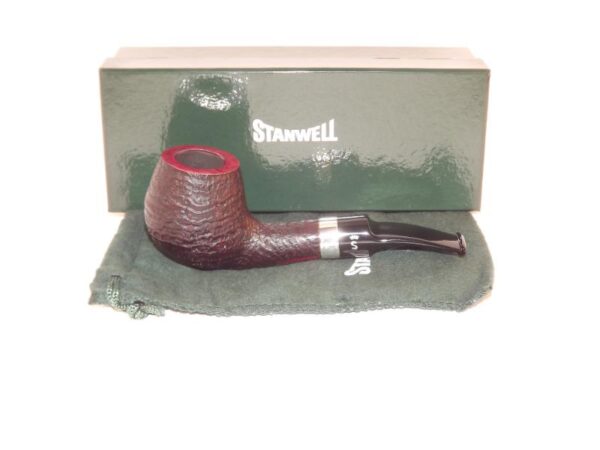 Stanwell pipa Sterling 233 Black Sand - Image 7