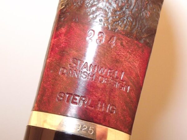 Stanwell pipa Sterling 234 Black Sand - Image 6