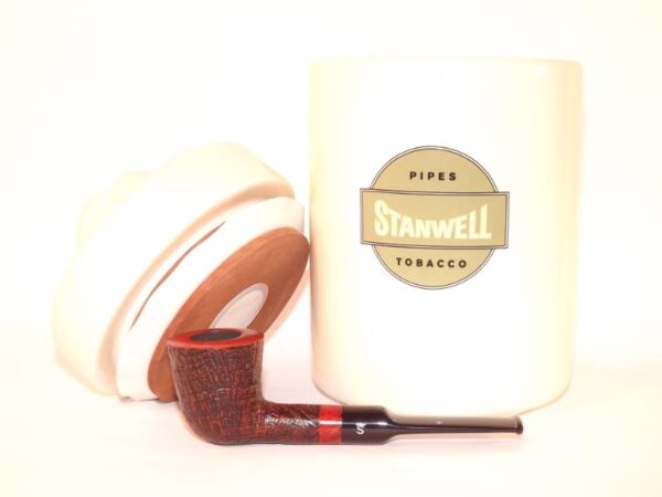 Stanwell Classic Red Sand pipa + dohánytartó - Image 2