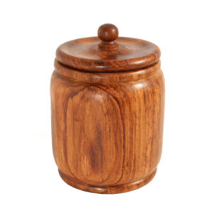 Szezámfa pipadohány tartó - 15,5cm