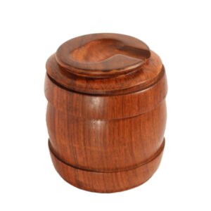 Szezámfa pipadohány tartó - 12,5cm