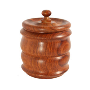 Szezámfa pipadohány tartó - 14,5cm