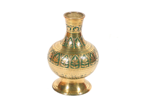 Exkluzív valódi réz vizipipa - 46 cm, zöld - Image 2